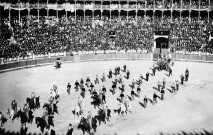 Spectacle organisé à l'occasion du voyage officiel d'Émile Loubet en Espagne du 22 au 26 octobre 1905.