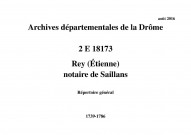 Répertoire général (1739-1786).