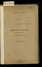 Table alphabétique.