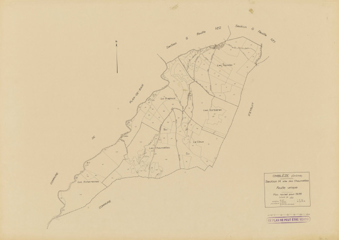H, Les Chaumettes. 1938.