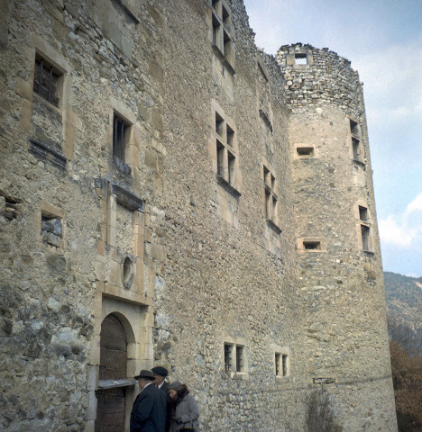 La Charce.- Le château féodal.