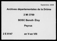 29 brumaire an V-15 vendémiaire an VIII