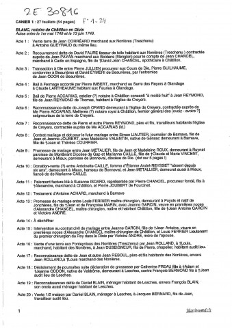 1er mai 1749-12 septembre 1750