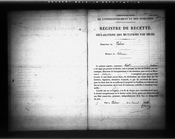 2 novembre 1844 - 12 octobre 1846