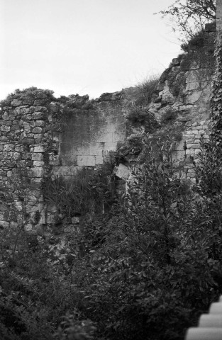 Allan. - La façade sud de la nef de la chapelle Barbara.