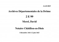 8 décembre 1661-12 juin 1663