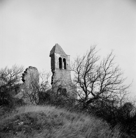 Roynac.- Les ruines de l'ancienne église.