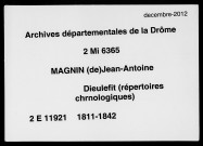 Répertoires chronologiques (3 avril 1811-19 janvier 1842).