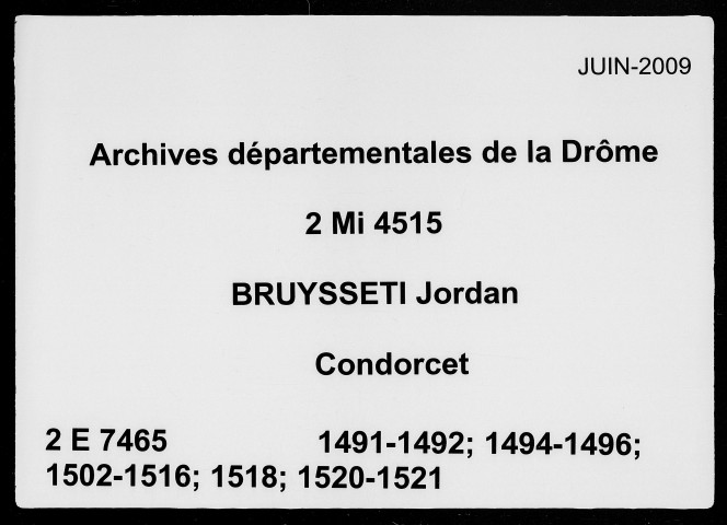 29 novembre 1491-23 février 1521