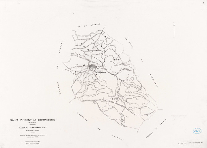 Tableau d'assemblage. 1987.