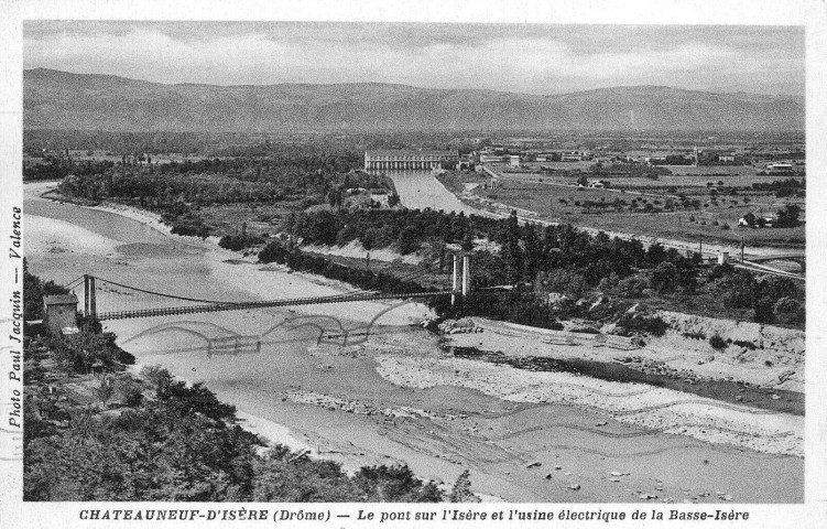 Pont sur l'Isère.