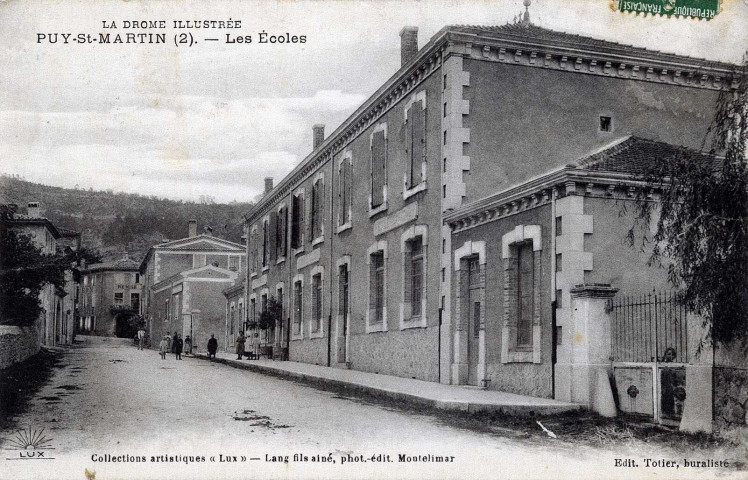 Puy-Saint-Martin.- Le groupe scolaire construit en 1897.