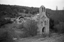Aleyrac. - Le prieuré Notre-Dame-la-Brune, ruiné en 1385.