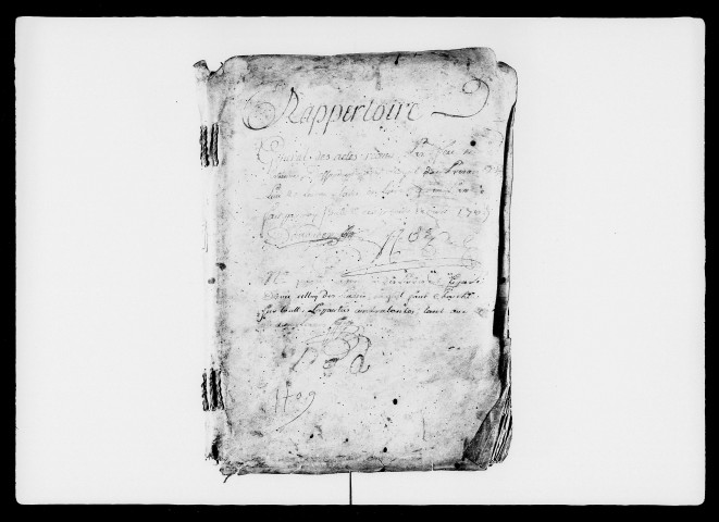 Répertoire général (1664-1706).