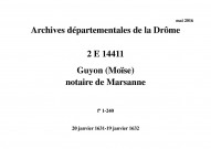 20 janvier 1631-19 janvier 1632