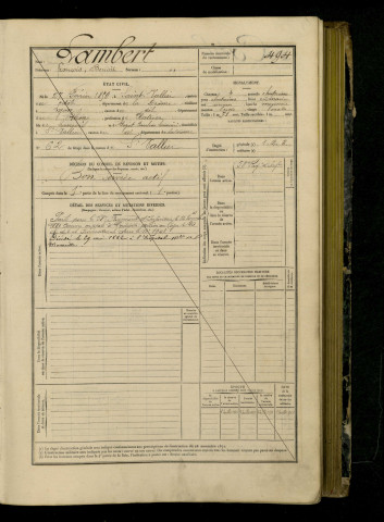 n°494-997 avec table alphabétique.