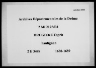 24 novembre 1688-6 décembre 1689