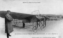 Dieulefit.- Le 7 mai 1911 Roger Morin relie Montélimar à Dieulefit et retour en monoplan Blériot. Il fut le premier à décollé du terrain d'aviation de Montélimar, il a atterri dans le parc de son château de Réjaubert.