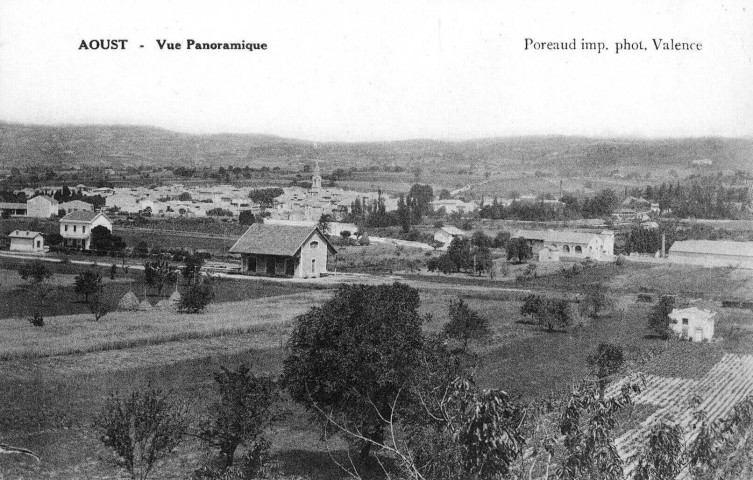 Vue panoramique du village.