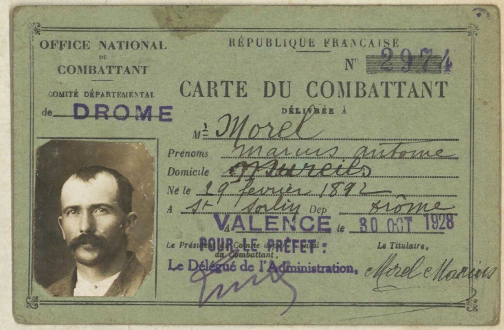 Morel, Marius Antoine