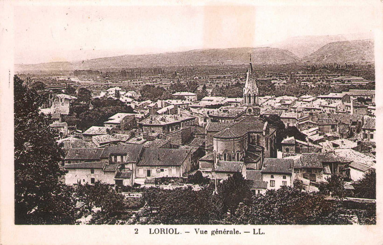 Vue générale de la ville.