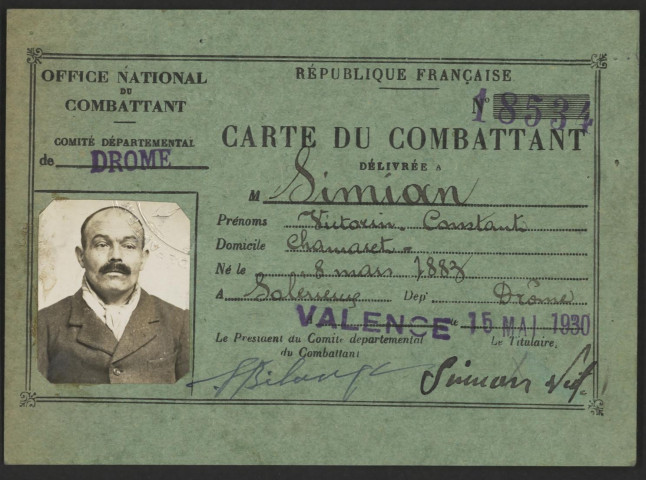 Simian, Victorin Constant