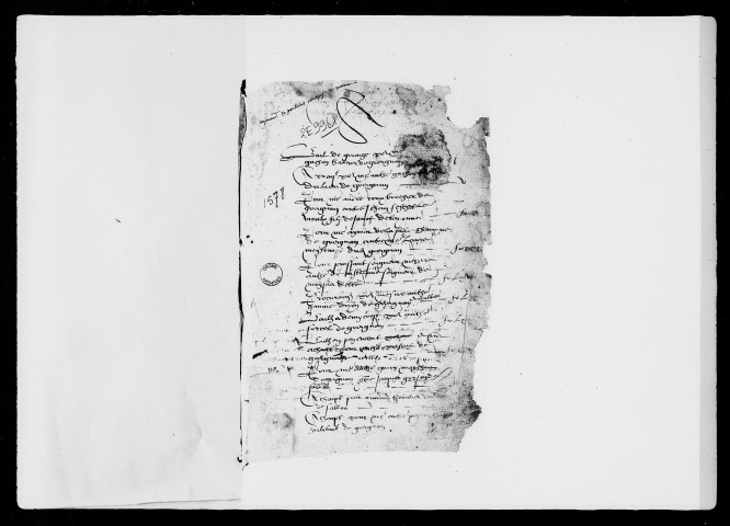 1er janvier 1578-16 juillet 1599