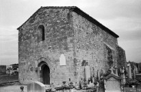 La Bâtie-Rolland. - Le cimetière et l'angle sud-ouest de la chapelle Saint-Andéol.