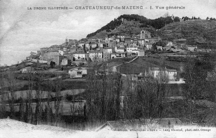 Vue générale de Châteauneuf-de-Mazenc.