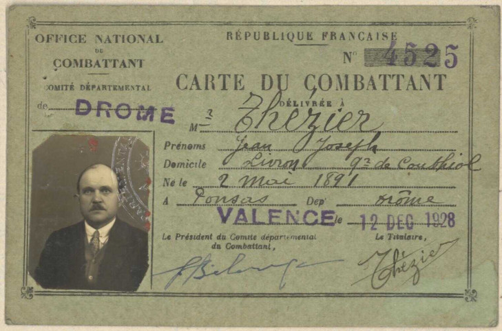 Thézier, Jean Joseph