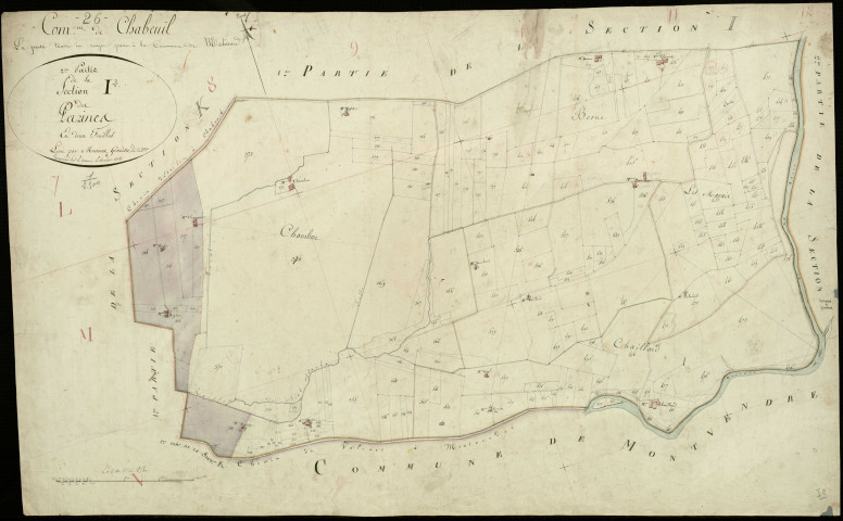 Plan avec lacunes.