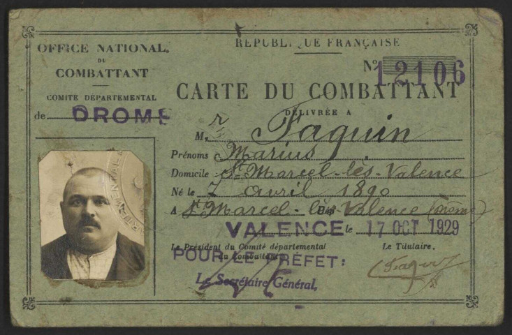 Faquin, Marius Hippolyte