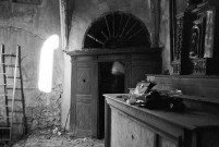 Dieulefit.- Détail du chœur de la chapelle Saint-Pierre.