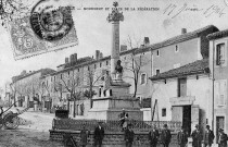 Étoile-sur-Rhône. - Le monument de la Fédération inauguré par Maurice Faure le 8 octobre 1893.
