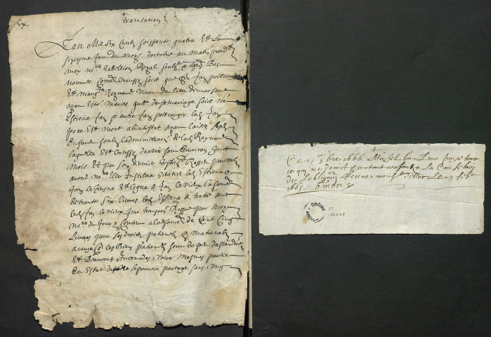 octobre-décembre 1664