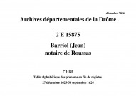 27 décembre 1623-30 septembre 1624