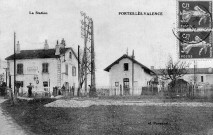 Portes-lès-Valence.- La gare de voyageurs.