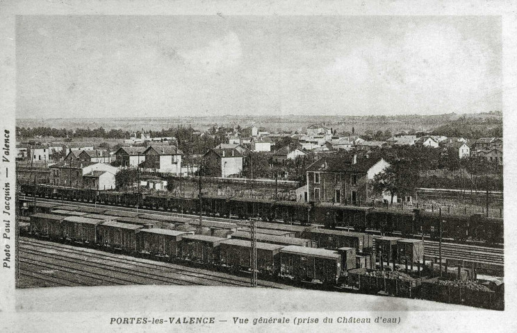 Portes-lès-Valence.- La gare de triage.