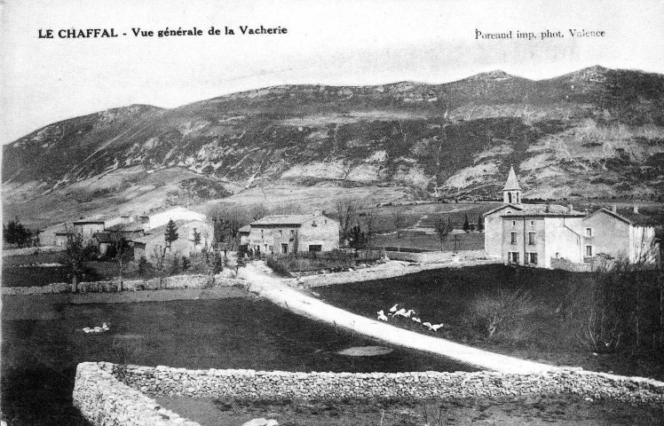 Le Chaffal.- Vue générale du hameau la Vacherie.