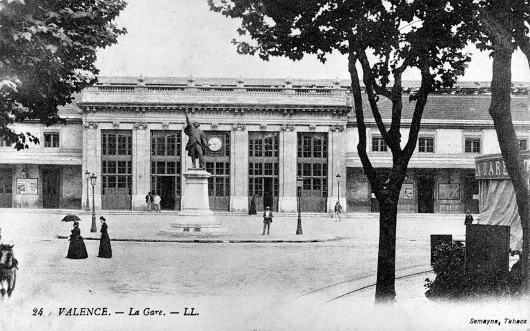 Valence.- La gare.