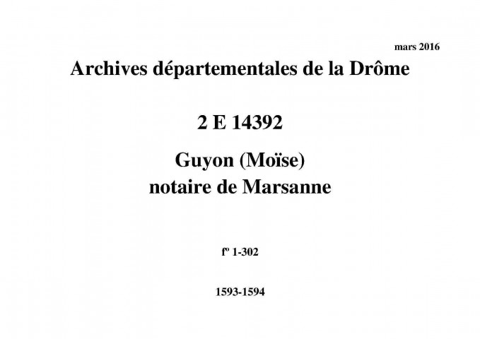 Contrats transitoires (1593).