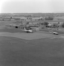 Vue aérienne de l'aérodrome.