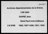 2 janvier 1625-4 juillet 1633
