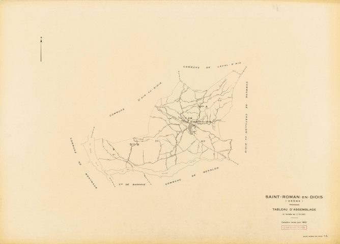 Tableau d'assemblage. 1962.