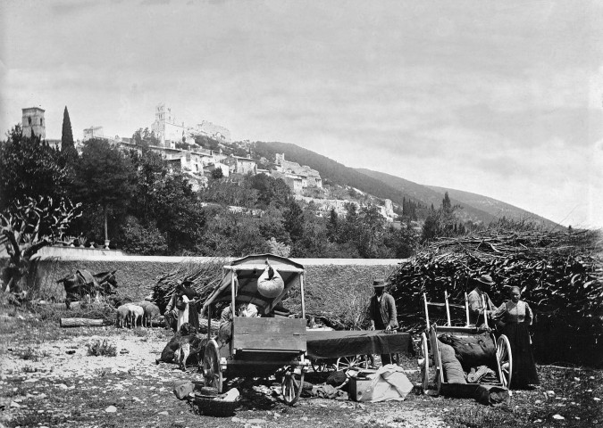 Marsanne.- Marché rural.