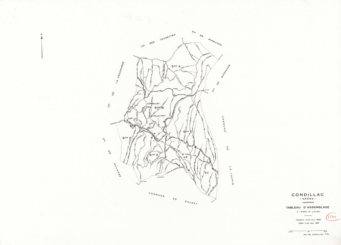 Tableau d'assemblage. 1983.