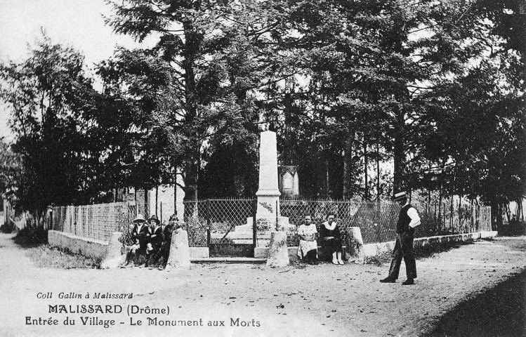 Malissard.- Le monument aux morts de la guerre 1914-1918.