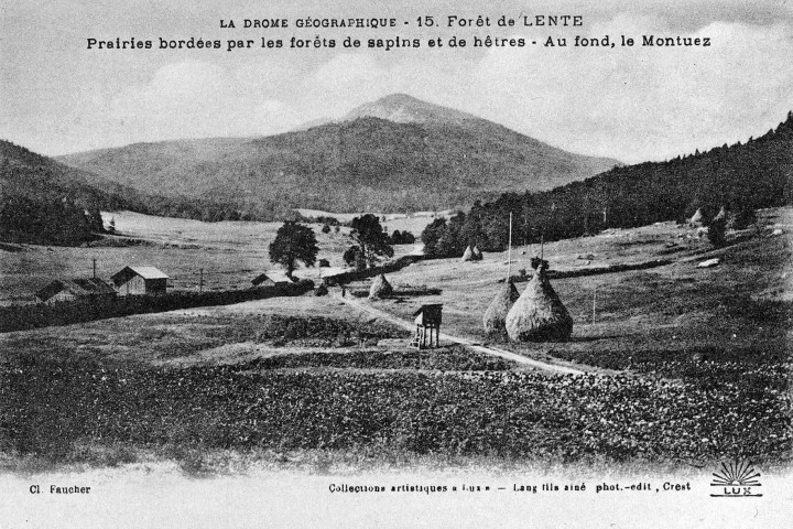 Bouvante.- Paysage du Vercors.