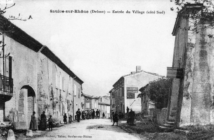 Le temple sur l'actuelle avenue du Dauphiné.