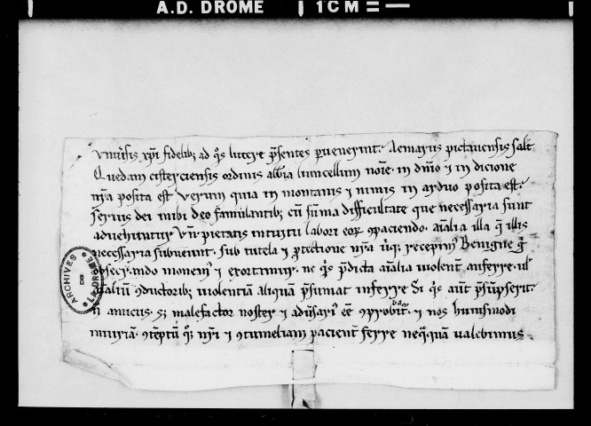 Donation par Aimard de Poitiers.